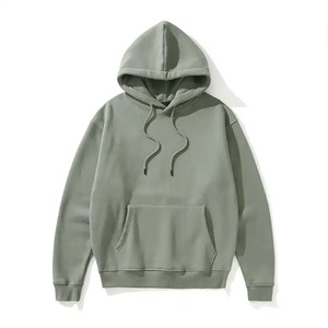 Sudadera con capucha de doble capa personalizada para hombre, 600GSM, logotipo bordado de peso pesado, patrón 3D de gran tamaño, listo para el invierno - Product Image 2