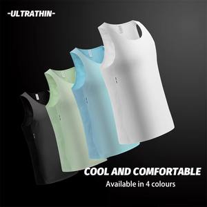 Camiseta sin Mangas para Hombre, Nueva Llegada, Diseño Personalizado de Alta Calidad, Transpirable, Tejida, Informal, 100% Algodón, Ropa Deportiva, Cuello Redondo - Product Image 6