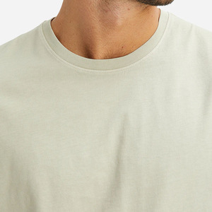 T-shirt à manches courtes col rond pour homme, impression de logo personnalisé, votre propre design, t-shirts personnalisables unis pour homme et femme - Product Image 5