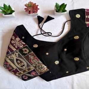 Nueva Georgette de imitación de excelente calidad con hilo y blusa de trabajo de secuencia Fabricante de moda para mujer - Product Image 1