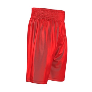 กางเกงชกมวยขายส่งแบบยูนิเซ็กซ์ ผ้าเรียบ ยืดหยุ่น แห้งเร็ว 100% โพลีเอสเตอร์ สำหรับมวยไทย ศิลปะการต่อสู้ คิกบ็อกซิ่ง - Product Image 2