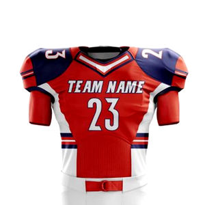 Vêtements de sport Uniforme de football américain de sublimation de couleur unie Séchage rapide Uniforme de football américain sur mesure Service OEM - Product Image 4