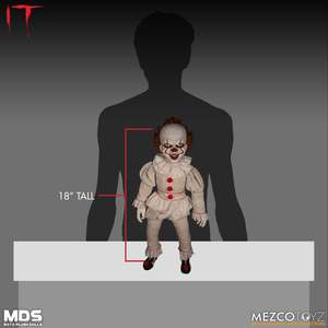 Figura de Peluche de Pennywise de 18 Pulgadas de Stephen King's It MDS Roto - Product Image 5