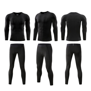 Hot Selling Yoga Sets For Men Compression Leggings Running Gym Wear And Workout Spandex/Polyester Fabric Lightweight - Product Image 2