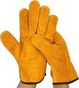 Gants de soudage de qualité supérieure avec protection contre les hautes températures et construction ignifuge pour commandes industrielles - Product Image 1