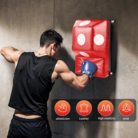 Sac de frappe mural en cuir professionnel pour entraînement de boxe, MMA et kickboxing, avec hauteur réglable, haute qualité, personnalisable