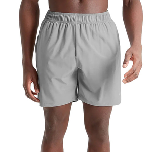 Gym Fitness Logo personnalisé hommes Sweat-shirt court Jogger vêtements de sport 100% coton prix de gros couleur gris foncé Short d'été homme 2022 - Product Image 1