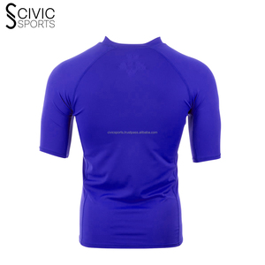 MMA Rash Guard y Short Set Juego de compresión de diseño de sublimación personalizado para MMA CUSTOM Wear - Product Image 3
