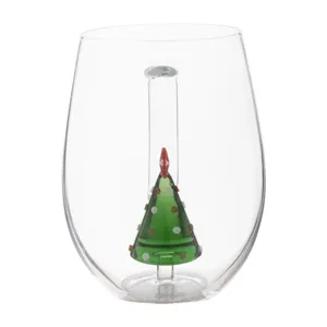 Vaso de Vidrio Personalizado de Navidad Sjonsta, Taza de Navidad Personalizable para Merchandising - Product Image 4