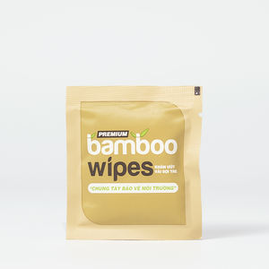 Toallitas Húmedas de Limpieza de Bambú Ecológicas de Alta Calidad, 20 Piezas por Paquete, Biodegradables, de Vietnam - Product Image 1