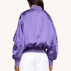 Diseña Tu Propia Chaqueta Bomber de Invierno para Mujer - Ecológica, Resistente al Viento, Colores y Tallas Personalizadas, Poliéster de Alta Calidad al por Mayor - Product Image 2