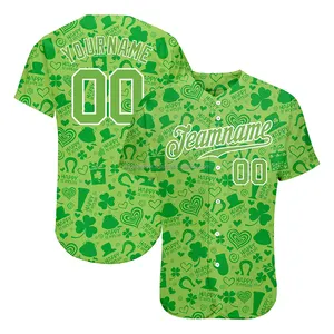 Custom Made Sports Baseball Uniform For Men's Sublimation Unique Style Baseball Jersey With Custom Logo And Name