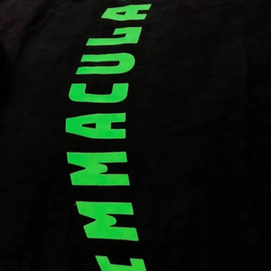 High Street Vintage Hip Hop Distressed T-Shirt Dtg imprimé graphique coton T-Shirt ourlet court hommes en détresse broderie T-Shirt - Product Image 5