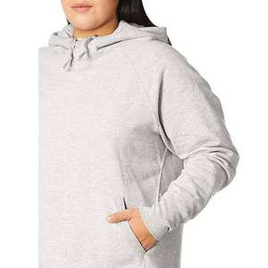 เสื้อฮู้ดผู้หญิงไซส์ใหญ่ ระบายอากาศได้ดี ผลิตตามสั่ง ขายส่ง MOQ ต่ำ ดีไซน์แบบสวม บริการ OEM จากปากีสถาน - Product Image 2