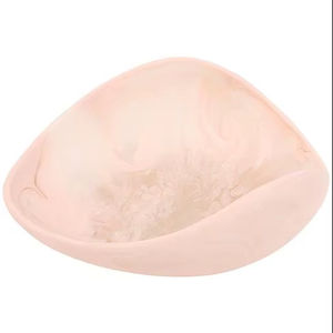 Bol et plat de service en résine écologique de couleur personnalisée artisanale - Vaisselle de fête, passe au lave-vaisselle - Product Image 1