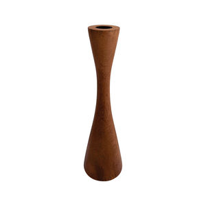 Wooden Decorative <b>Candle</b> Stand Set of 3 Walnut Colour Standard Size <b>Candle</b> <b>Stick</b> <b>Holder</b> for Christmas Decoration - Product Image 6