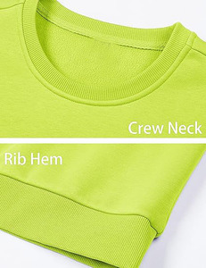 เสื้อสเวตเตอร์ผ้าฝ้ายคอตตอนสำหรับผู้ใหญ่เหมาะกับชายและหญิงเสื้อคอกลม2025ใหม่สี100% ออกแบบโลโก้ - Product Image 5