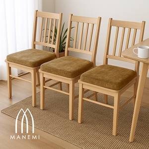 Cuscini per sedie 42x40x36x4cm semplice ciniglia Set cuscino decorativo per divano o sala da pranzo - Product Image 4