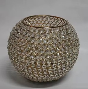 New Arrival Home Decoration Antique Votive Unique Design Nickel Antique Finishing Iron/<b>Glass</b>/<b>Crystal</b> Handmade Customized in Bulk - Product Image 2