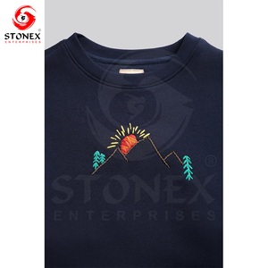 Sudadera Básica para Hombre, Calidad Premium, Manga Larga, Cuello Redondo, Uso Diario Informal, Fabricación de Ropa Personalizada, Servicios OEM - Product Image 2
