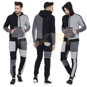 MAXFIT ENTERPRISES Ensemble de survêtements de fitness à manches longues pour hommes, vêtements de sport, ensemble d'entraînement, taille élastique, bas de sport, logo personnalisé imprimé - Product Image 6