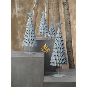 Adornos de decoración de Navidad de diseñador de Material galvanizado, caja blanca, adornos colgantes de Papá Noel para accesorios de Navidad - Product Image 6