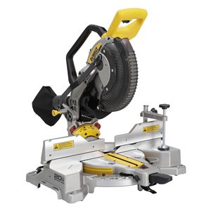 Sierra Ingletadora Eléctrica de Doble Bisel de Grado Industrial de 20V con Batería para Cortar Metal y Madera - Product Image 1