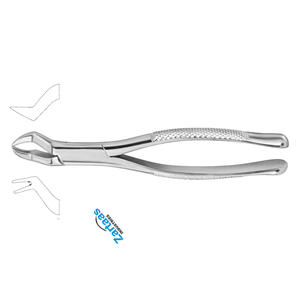 Fórceps de extracción de Nevius de acero inoxidable de alta calidad, molares superiores, Higo izquierdo, Instrumentos dentales 88L - Product Image 4