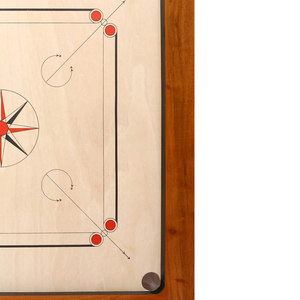 Planche de carrom en bois de qualité supérieure Logo personnalisé Nouveau modèle d'impression de conception pour les sports d'intérieur Pièces de haute qualité Vente incluse! - Product Image 2
