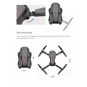 Mini Dron Plegable Profesional E88 Pro con Cámara 4K 8K, Control por Aplicación de Largo Alcance y Transmisión de Imagen de 10 km, Ideal para Principiantes - Product Image 5