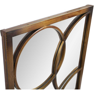 Hiện đại hình học gương nghiêng tường gương với Thông tư lớp phủ thiết kế nghệ thuật Deco phong cách kim loại khung cho đương đại trang trí nội thất - Product Image 6