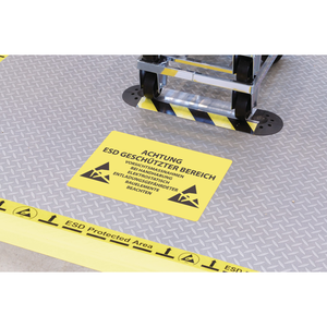 LongLife - Nastro di Marcatura per Pavimenti, autoadesivo 50mm, Area Protetta ESD - LG50-ESD - Product Image 2