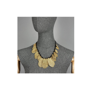 Collares de latón de la mejor calidad, forma chapada en oro, nuevo diseño, collar de latón para mujer, diferentes tamaños, artículos de fiesta, joyería - Product Image 5