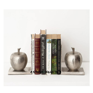 In alluminio antico ramo finito disegno uccello vintage look reggilibri coppia per libri e uso domestico - Product Image 3