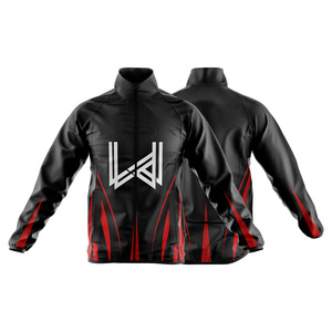 Chaqueta Cortavientos Personalizada 100% Nailon Ecológica Impermeable Cortavientos Transpirable de Secado Rápido con Cierre de Cremallera y Cuello Alto - Product Image 6