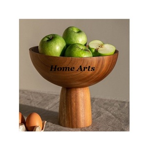 Bol à fruits en bois de conception tendance meilleure qualité bol à salade de taille de forme personnalisée pour la maison hôtel - Product Image 3