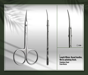 Profesional de acero inoxidable Super Sharp ruso manicura pedicura cutícula tijeras personalizadas belleza de uñas tijeras de larga duración - Product Image 5