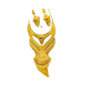 Collier Boucles d'Oreilles Ensemble avec Plaqué Or 22K Style Moderne Hadnamde Collier Boucles d'Oreilles Ensemble à Vendre par les Exportateurs - Product Image 2