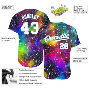 Meilleures ventes Uniformes de baseball pour jeunes hommes Polyester sublimé Jersey de baseball cousu avec nom et numéro de l'équipe - Product Image 4