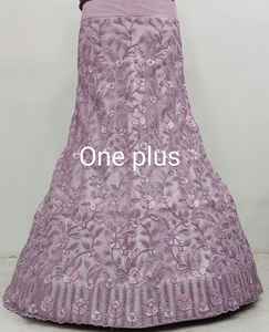 Conjunto de Lehenga Choli al por mayor para fiestas de invierno y verano, estilo nupcial con trabajo de espejos, de red, largo hasta el suelo, sin arrugas, moderno y a juego. - Product Image 6