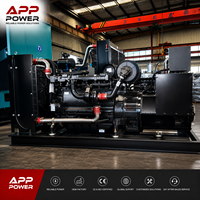 Generador Refrigerado por Agua de 500 kVA con Tecnología Shangchai 12V135, Grupo Electrógeno Diésel de Marco Abierto de Gran Potencia de 400 kW, 380 Voltios