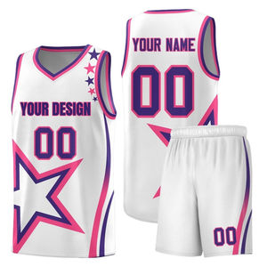 Maillot de basket rétro de haute qualité, vêtements de basket-ball, logo brodé, design à séchage rapide, maillot de basket-ball personnalisé, uniformes avec logo personnalisé - Product Image 3