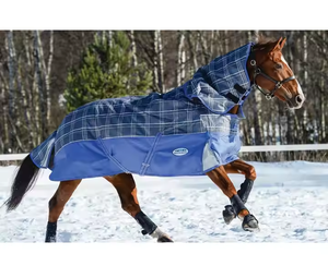 Elija alfombras de caballo impermeables económicas para el invierno hechas de poliéster de calidad con diseños personalizados elegantes - Product Image 5
