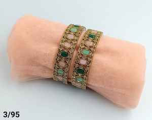 Indian Fashionable and Traditional Brass Bangles <b>Women</b> Wedding Bangles <b>for</b> <b>Women</b> and Girls - Product Image 1