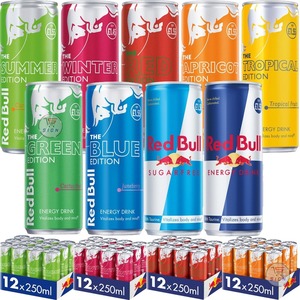 Bebida Energética Red Bull, Todas las Ediciones, Sabor Afrutado, Bebida Energética con Cafeína y Taurina para el Trabajo y el Estudio, Nueva Llegada - Product Image 6