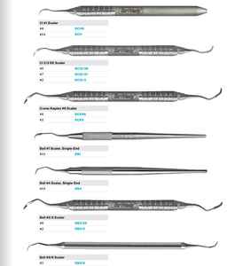 Hu-Friedy Instrumentos quirúrgicos dentales manuales Curetas Plugger Ligature Scalers Pusher Scalers - Product Image 2