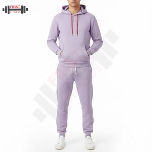 Conjuntos Deportivos Cómodos para Hombre Disponibles en una Variedad de Colores, Traje Deportivo con Capucha, Talla Grande, Felpa de Algodón, Conjuntos Deportivos Holgados - Product Image 1