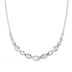 Lab Grown Diamond Necklace for Ladies 18K Gold-Beautiful and Unique Accessory - Product Image 3