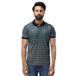 Polo informal con estampado de sublimación personalizado más vendido para hombre, camiseta de polo de golf de manga corta de secado rápido suave de poliéster para hombre - Product Image 1