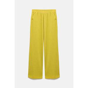 Pantalon décontracté texturé 100% polyester coupe classique longueur midi - Product Image 6